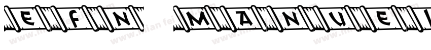 EFN Manuel Regular字体转换